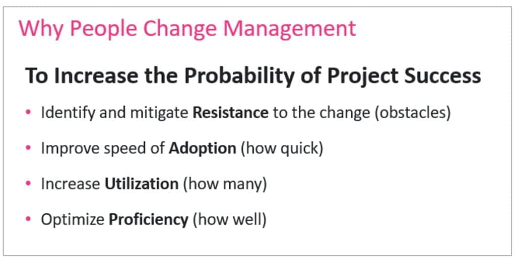Why people Change Management